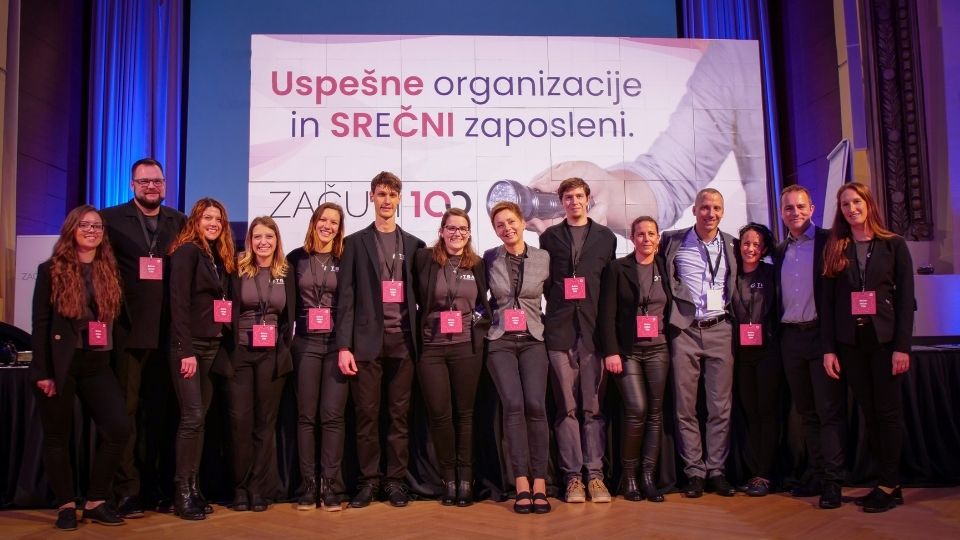 Ekipa Teambuilding akademije na dogodku Začuti 100