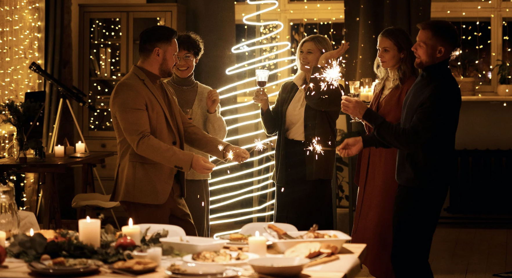 Cozy company party