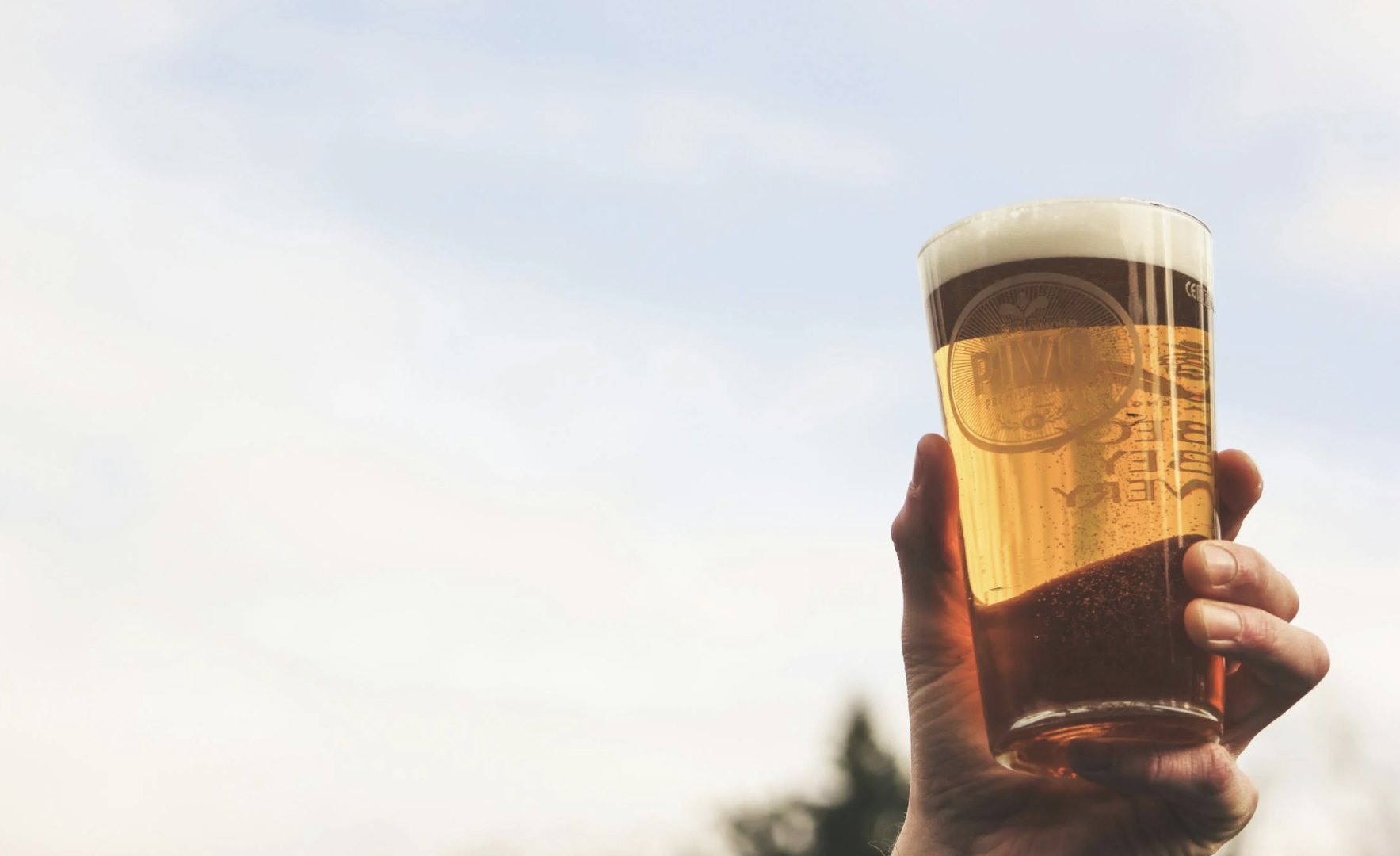 Pivo v zraku