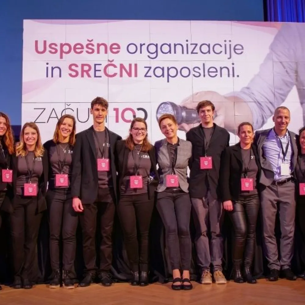 Ekipa Teambuilding akademije na dogodku Začuti 100